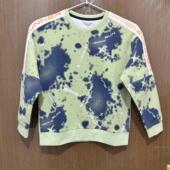 特步儿童正品 春秋休闲满印圆领针织上衣男童运动卫衣677125204367