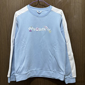 特步儿童正品 冬季 休闲加绒保暧校园风女童运动卫衣677424204489