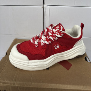 安踏熔岩蛋糕板鞋 122428060 夏百搭舒适青年学院透气低帮女运动鞋