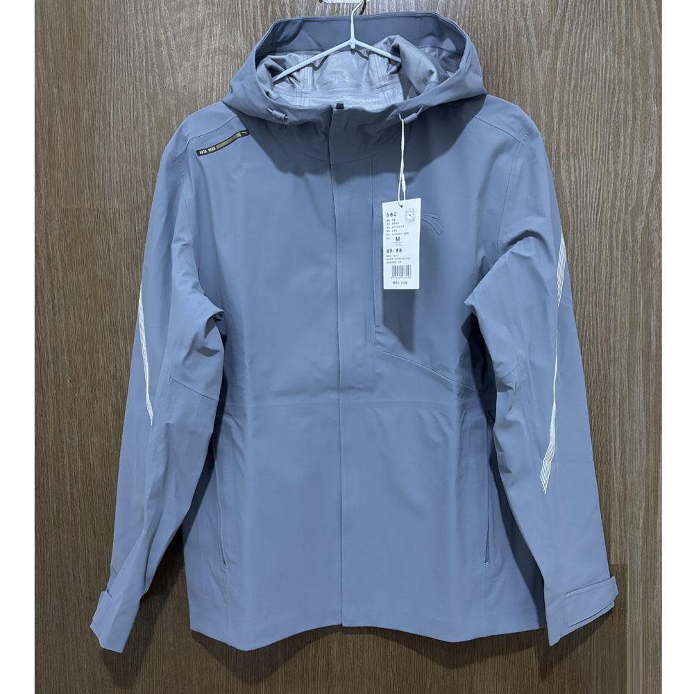 安踏正品连帽梭织外套男运动上衣