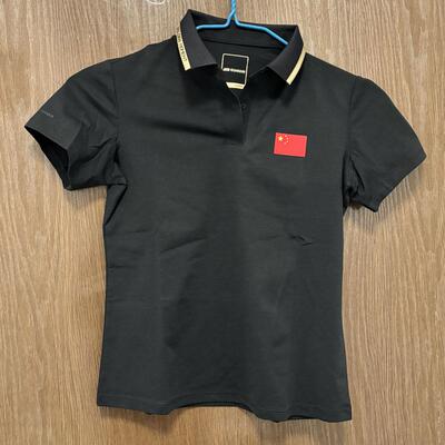 安踏正品短袖冠军系Polo衫国旗款