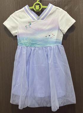特步儿童夏装潮网纱裙0-4岁女童