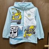 特步儿童正品 春秋休闲连帽双层风衣外套男童运动上衣677125153130