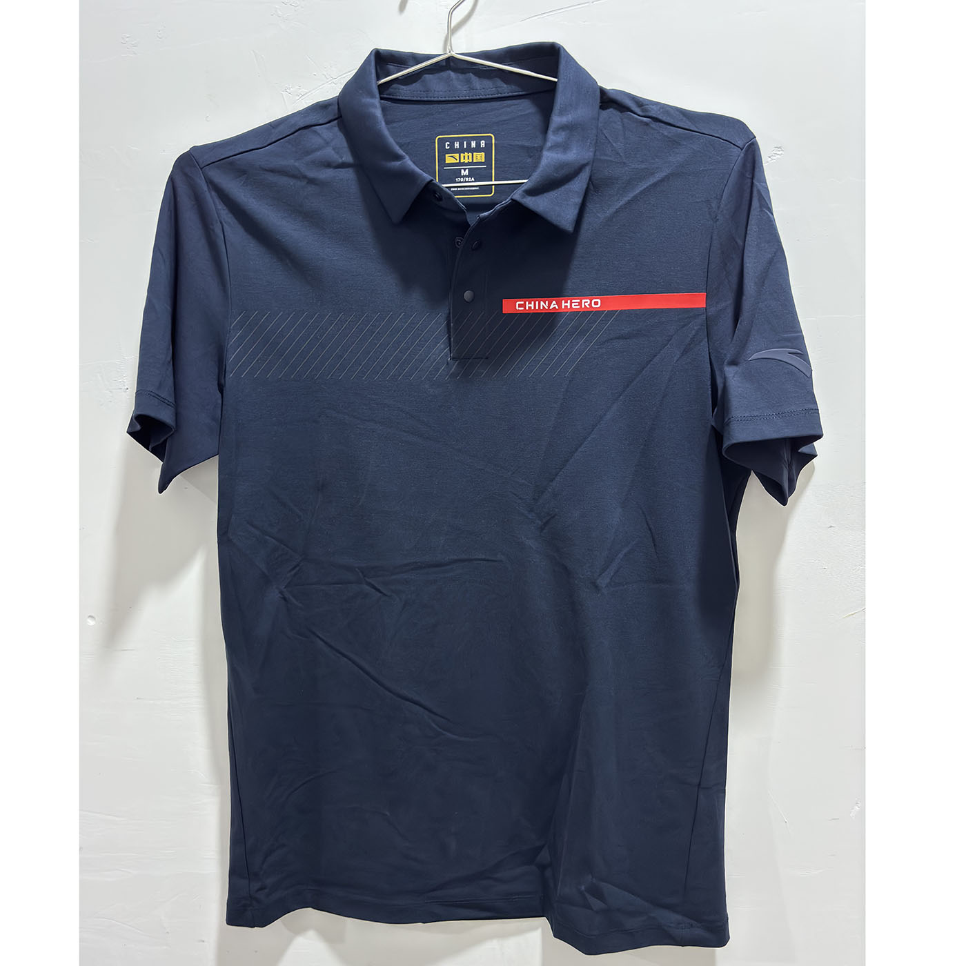 安踏正品夏综训翻领POLO衫男商务