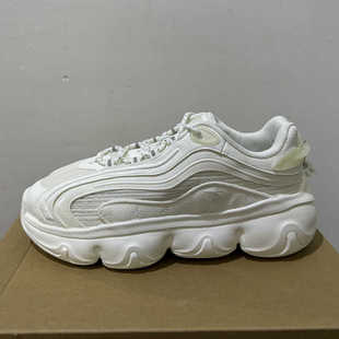 白色网布厚底女运动鞋 喵喵鞋 922228896 夏休闲复古老爹鞋 安踏正品