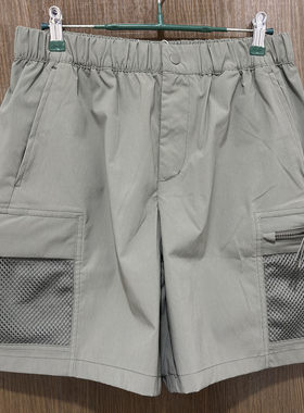 安踏正品夏男户外工装多口袋短裤