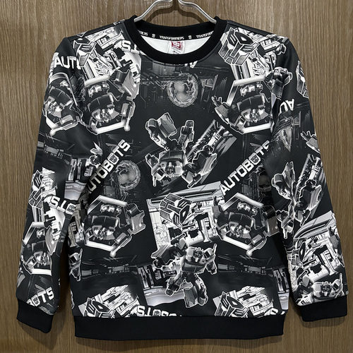 儿童圆领加绒保暧卫衣