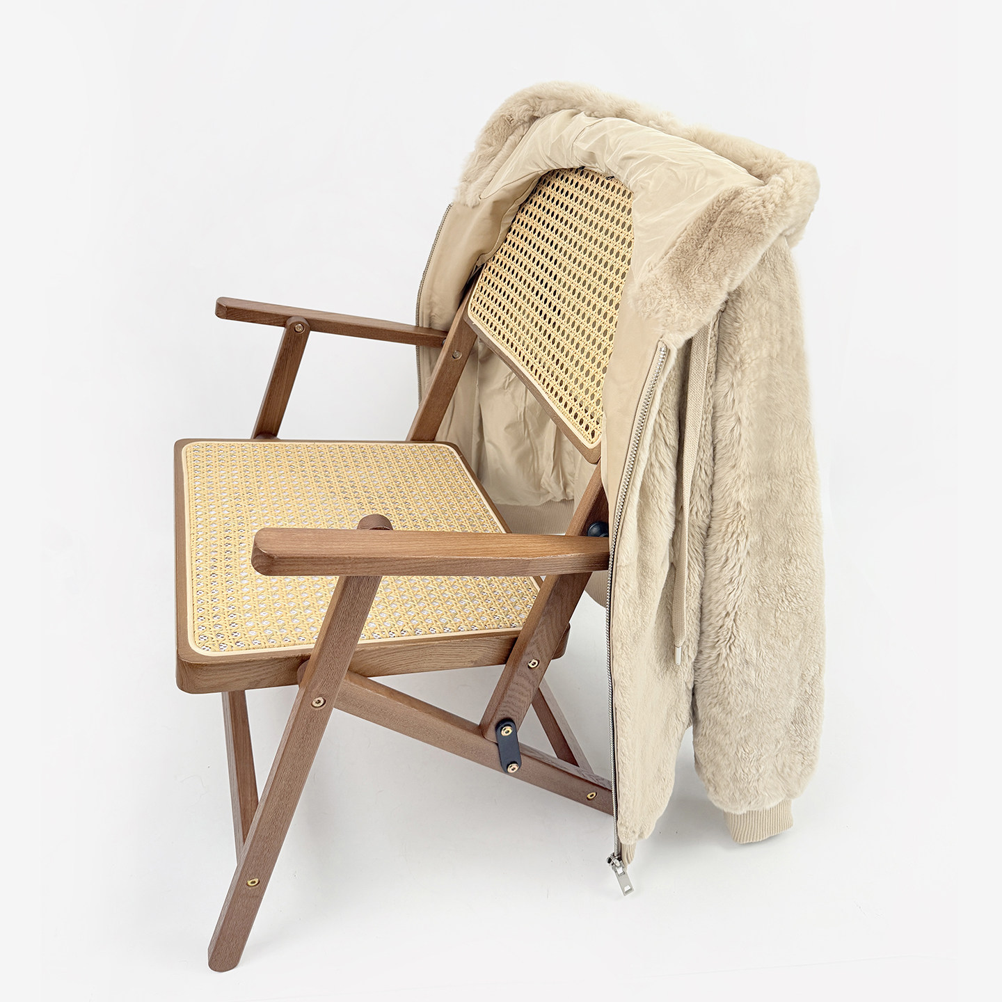 冬季女装皮草外套短款连帽