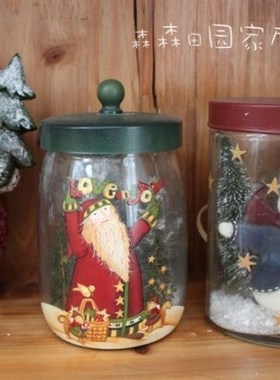 出口书房玻璃烛台玻璃铁美式乡村