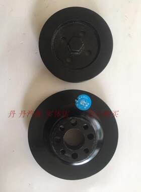 适配老普桑桑塔纳新秀06款2000小电喷空调皮带轮发电机曲轴皮带轮