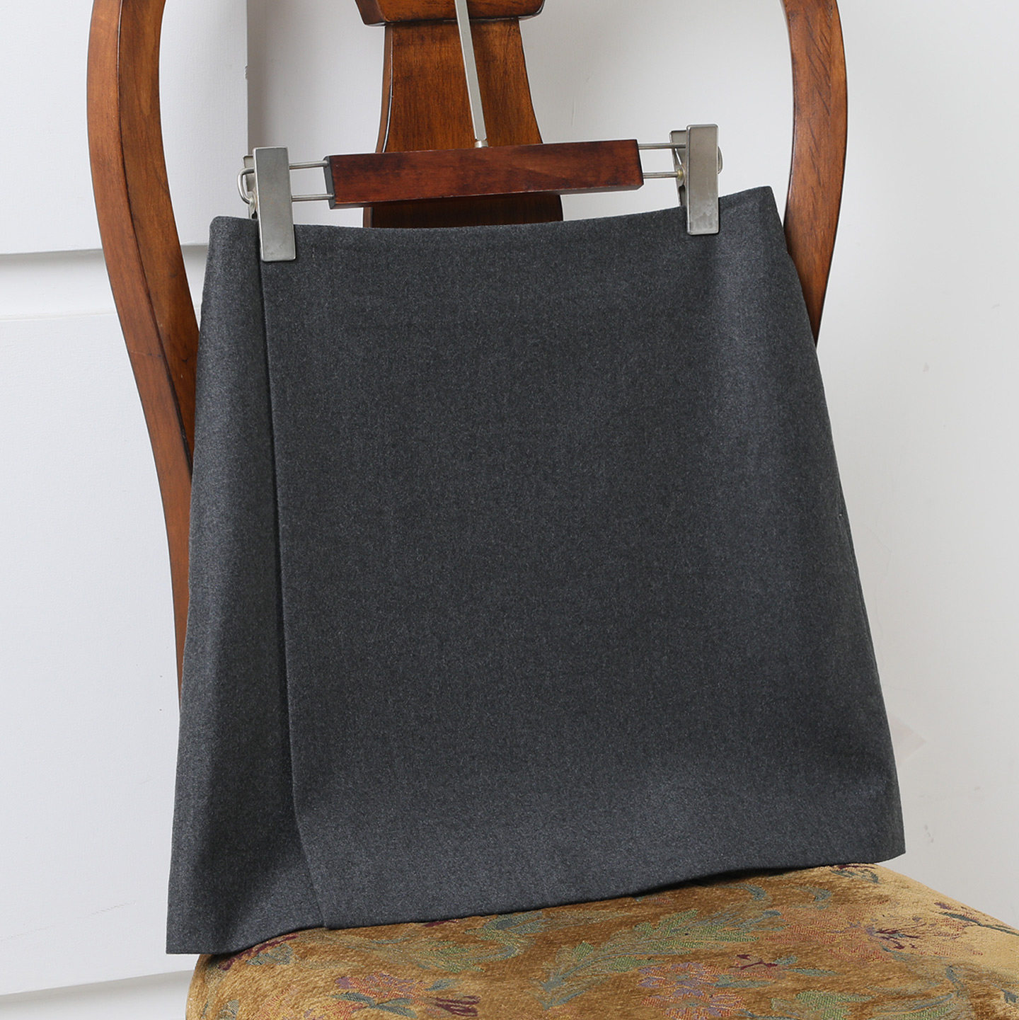 精纺羊毛开衩不对称半身裙 法兰绒手感细腻A字裙 百搭时尚显瘦,女装/女士精品,半身裙,淘宝优惠券,粉丝福利购,淘宝优惠卷