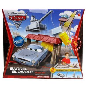 现货 Cars2 汽车赛车总动员2初级轨道套装 麦克飞弹 V2864