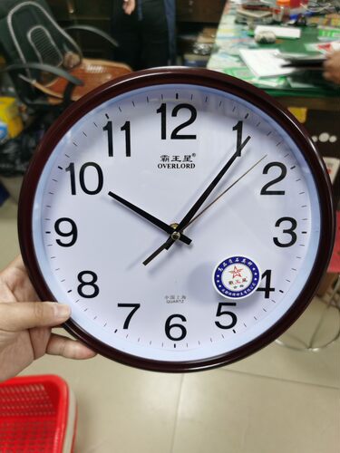 霸王星可座钟挂钟81211直径26cm