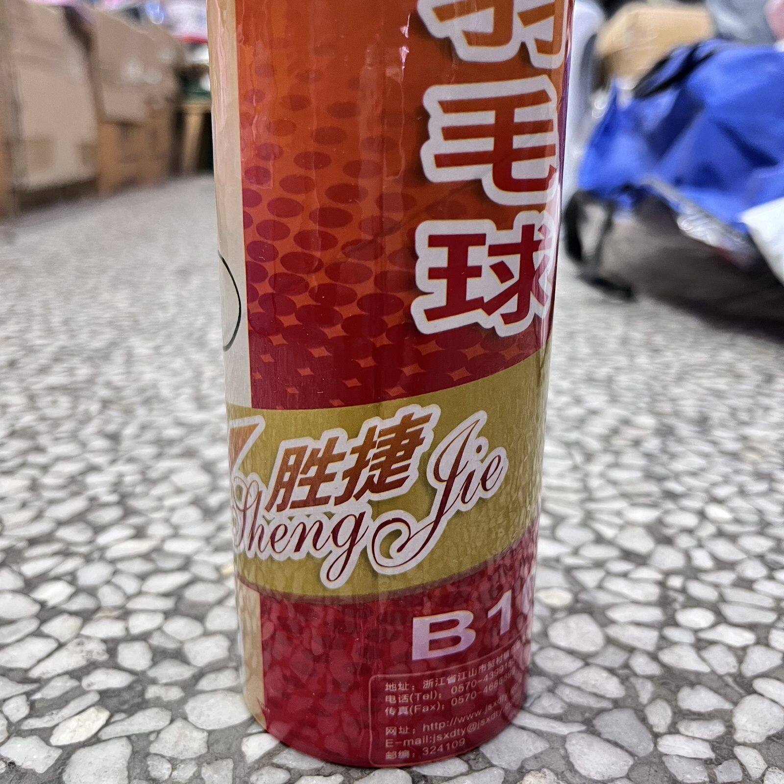 胜捷羽毛球泡沫球头天然羽毛耐打不易烂学生初学新手训练用球B10