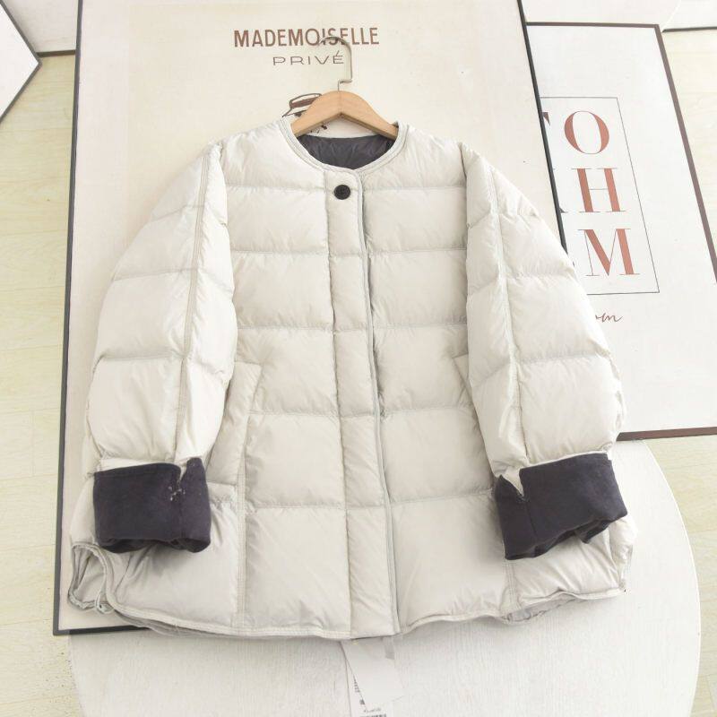 外贸尾货出口2025冬季时尚圆领