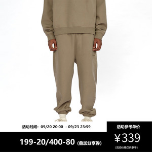 1807HOF系列空气层卫裤美式宽松休闲运动直筒束脚长裤男春秋新款