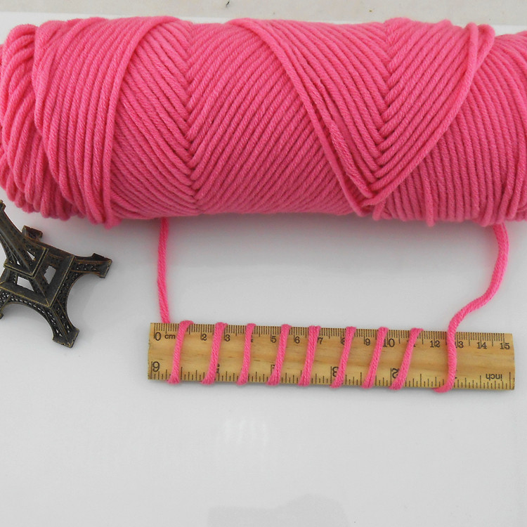 LOVERS COTTON KNITTED SCARF HAT THREAD THICK WOOLEN MILK COTTON BABY WOOL HAND-KNITTED STICK NEEDLE THREAD MULTI-STRAND PURE COTTON THREAD