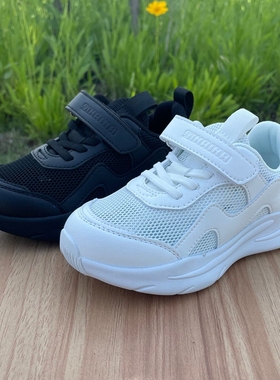 斯乃纳童鞋2023夏男女童超轻休闲儿童镂空网面透气运动鞋SS324083