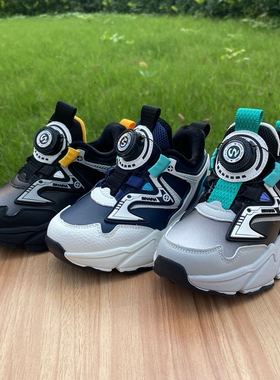 斯乃纳童鞋专柜正品2023冬新款男童加绒保暖儿童运动棉鞋SS340491