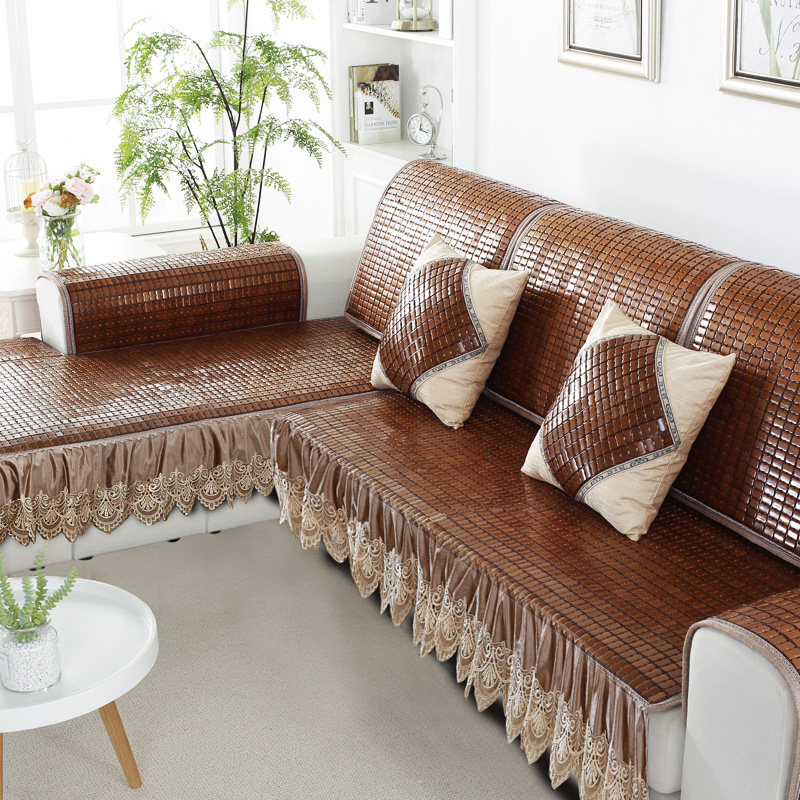 瑞茲沙發涼席墊裙邊麻將坐墊防滑客廳歐式沙發竹席墊沙發墊套夏天在類目 居家布藝, 坐墊/椅墊/沙發墊, 沙發墊中 - 來自Buy2taobao.com提供專業的淘寶代購服務