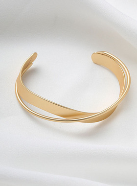 与沈凤行璃赵丽颖同款金色开口手镯臂环手环复古中国风