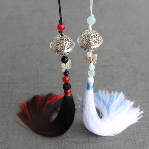 宫铃流苏古风汉服旗袍压襟