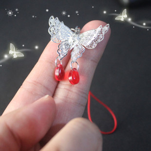 为你明灯三千,为你花开满城天官赐福百无禁忌手机链银碟宫铃挂件