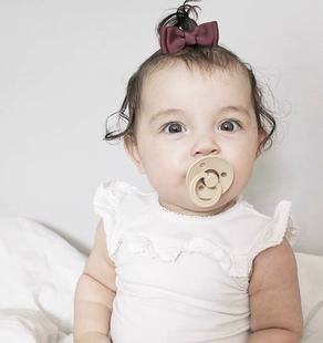 bows同款纯色系列双蝴蝶结发夹宝宝安全头饰发饰气质简约小夹子