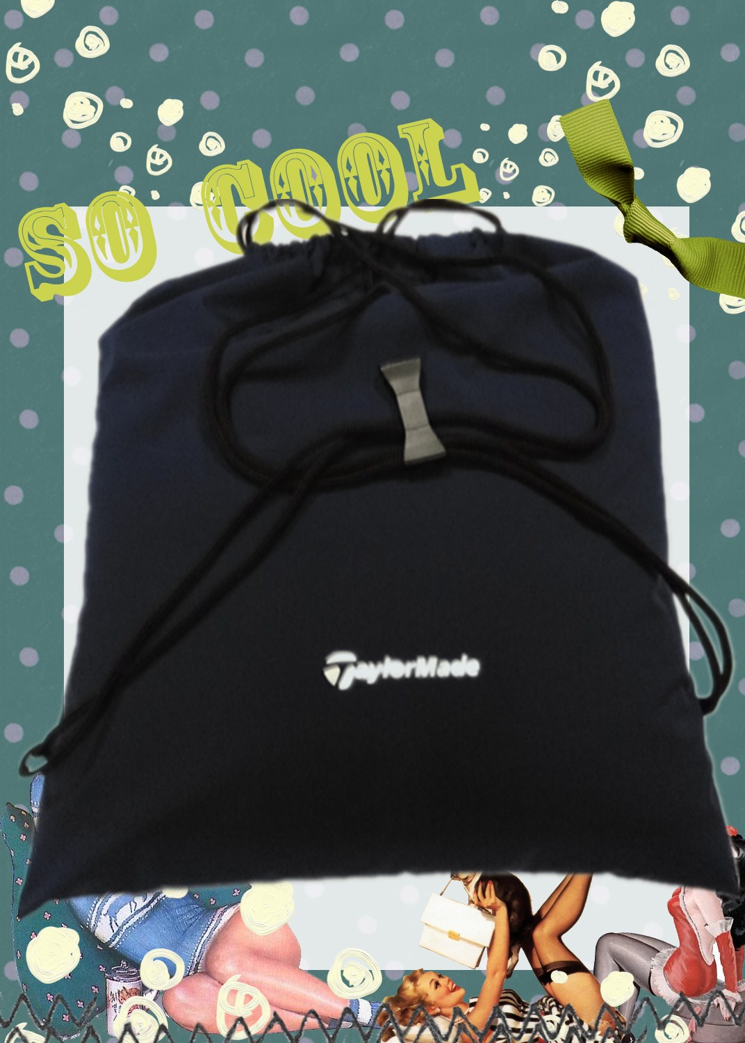 适用摩托车头盔防水骑行便携环保抽绳背袋双肩骑行背包束口袋闪电