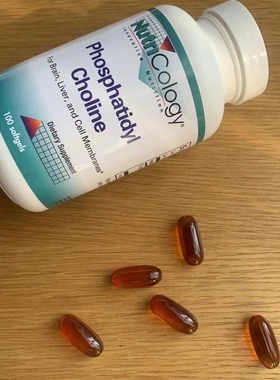 Nutricology 磷脂酰胆碱Phosphatidyl Choline 100粒软胶囊