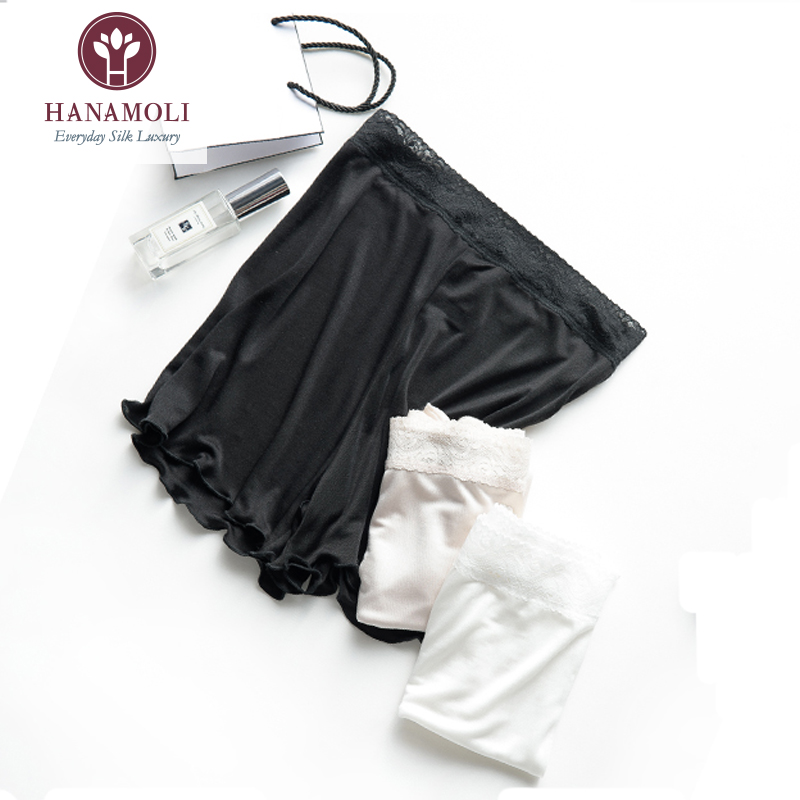 桑蚕丝薄款防走光女士无痕安全裤
