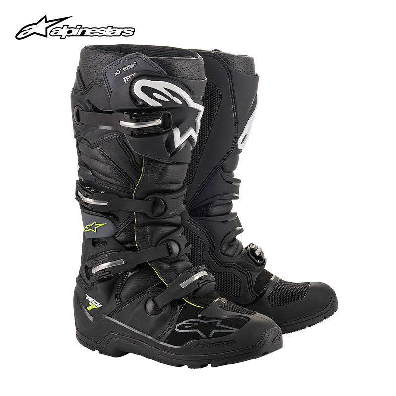 a星alpinestars摩托车越野靴TECH 7防水拉力靴防摔长途机车靴男