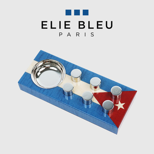 ELIE BLEU切格瓦拉古巴系列木质雪茄烟灰缸专用烟缸时尚 烟灰缸