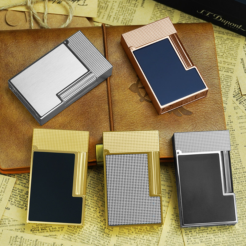 正品S.T.Dupont法国都彭Ligne2朗声cling天然漆打火机C166