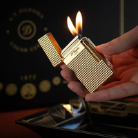 新款正品S.T.Dupont法国都彭打火机格兰德系列防风双火焰朗声雪茄
