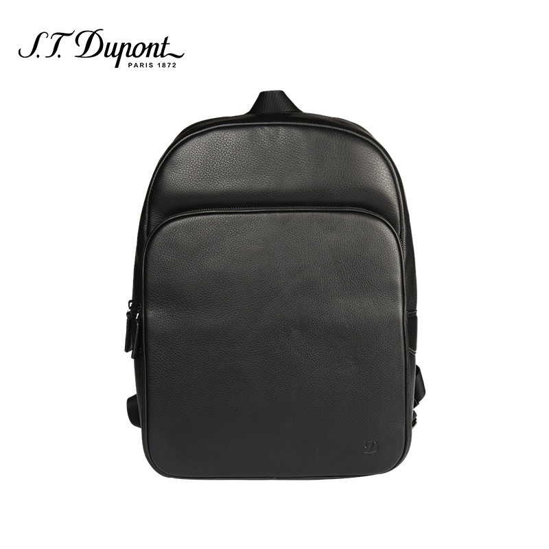 S．T．Dupont/都彭双肩背包 法式休闲校园风皮质书包2982-2495