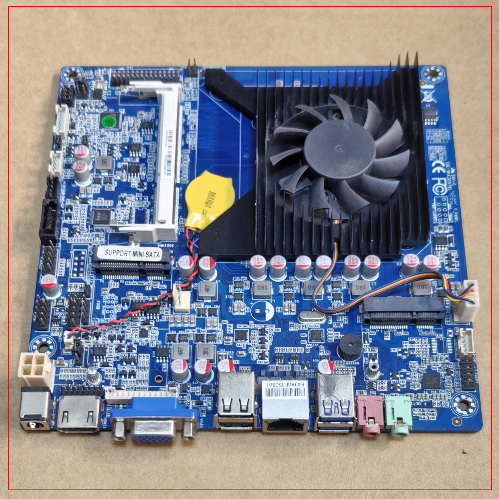 凌壹ITX-GX420TA-D8超薄ITX低功耗17*17一体机HTPC主板 达菲