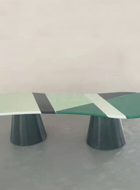 zdh儿童手工桌美工桌大师设计彩色涂鸦儿童桌子架空层家具可定制