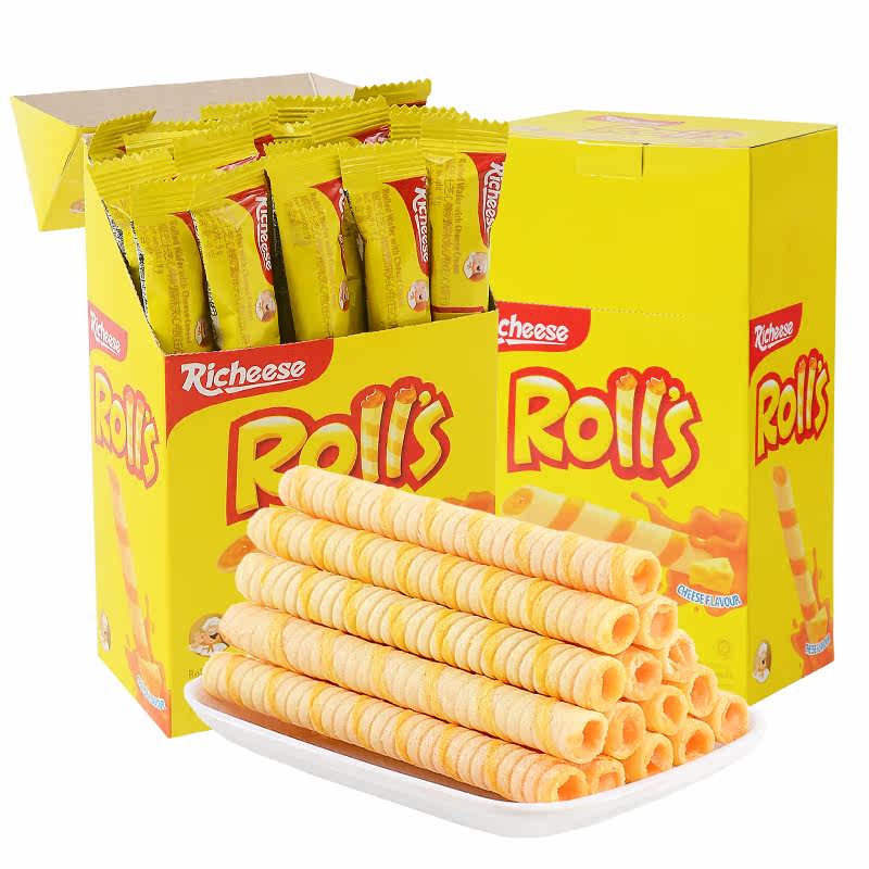 印尼进口丽芝士芝心棒180g奶酪味夹心卷注心饼干网红聚会休闲零食
