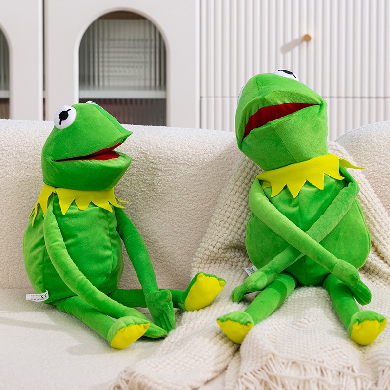 卡通科密特青蛙手偶毛绒玩具娃娃