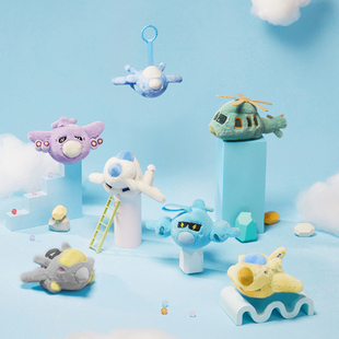 正版中航工业战机毛绒飞机Q版运20玩偶歼20军工玩具15歼35A挂件