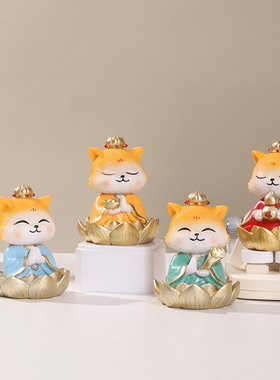 卡通潮玩公仔黄大仙摆件