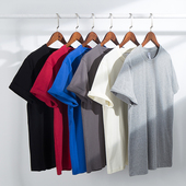 T002 简约百搭宽松T恤学生 休闲男女基础款 全棉180克纯色净版 夏季