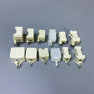 窗帘轨道限位器窗帘轨道封口堵口滑轨两端卡扣窗帘配件大全方形道