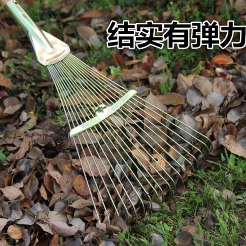 耙齿抓搂草爬子花园枯草铁耙耙子铁爬子 搂草 除草工地草耙松土耙