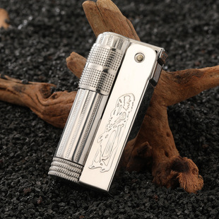 正品奥地利印第安不锈钢全套爱酷防风煤油打火机复古送礼老式