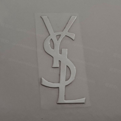 YSL圣罗兰潮牌名牌DIY标志手机金属贴纸相机笔记本电脑贴车贴机箱