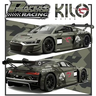 【预售】KILO 奥迪R8GT3 女武神 1:64合金汽车模型