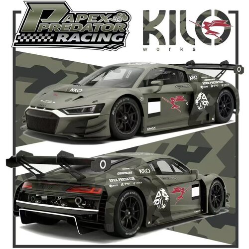 【预售】KILO 奥迪R8GT3 女武神 1:64合金汽车模型