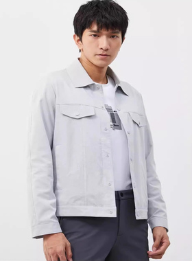 23CJK0021 0022A利家男装春夏新款轻薄透气时尚翻领潮流夹克外套